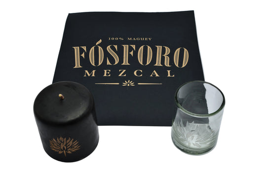 Fosforo Mezcal - Candle and Glass Cup Set