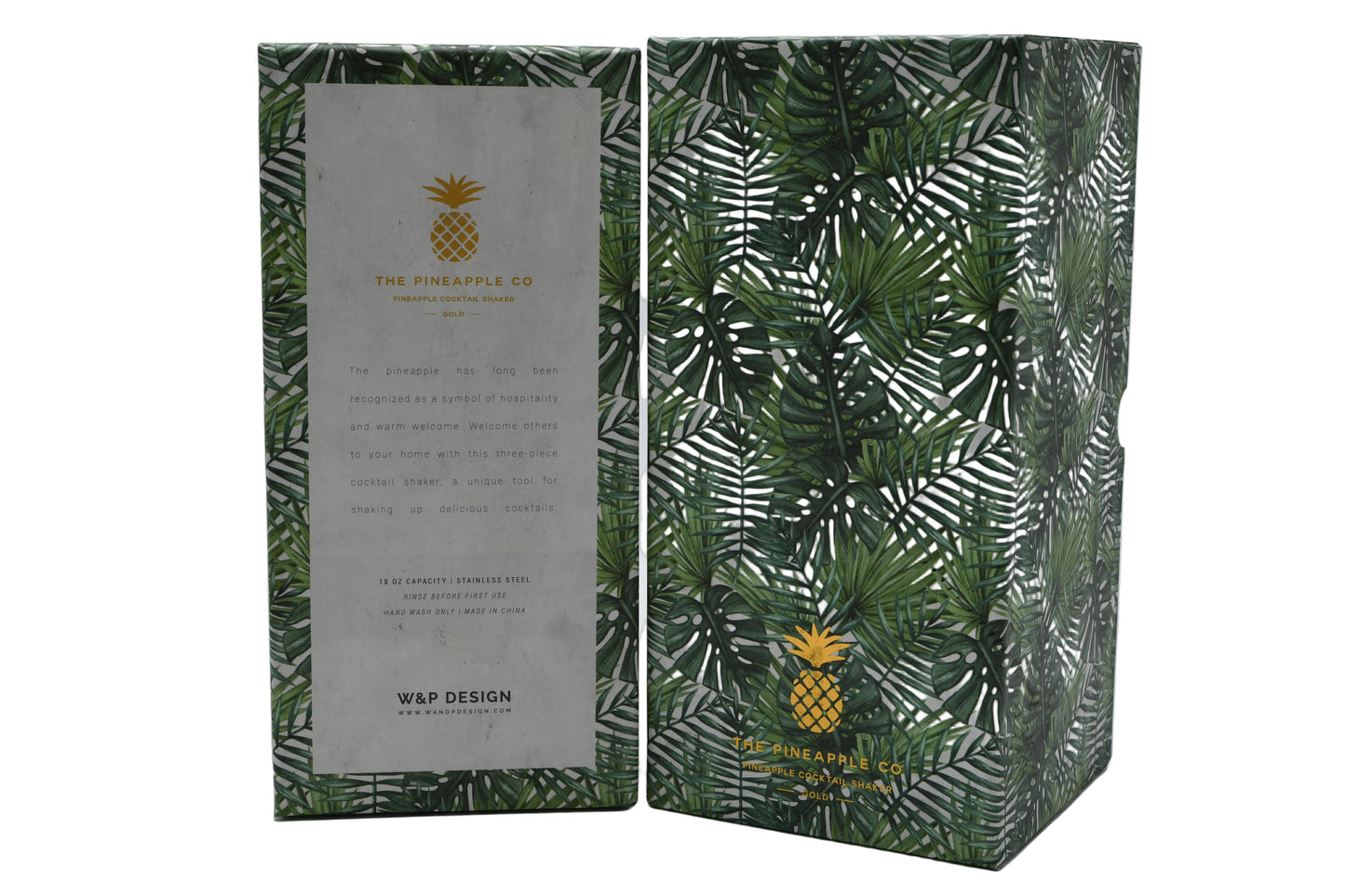 Mox Studio - Pineapple Cocktail Shaker - Gold
